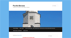 Desktop Screenshot of parafiabierawa.masternet.pl