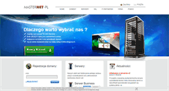 Desktop Screenshot of masternet.pl