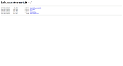 Desktop Screenshot of lab.masternet.it