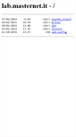 Mobile Screenshot of lab.masternet.it