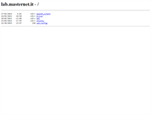 Tablet Screenshot of lab.masternet.it